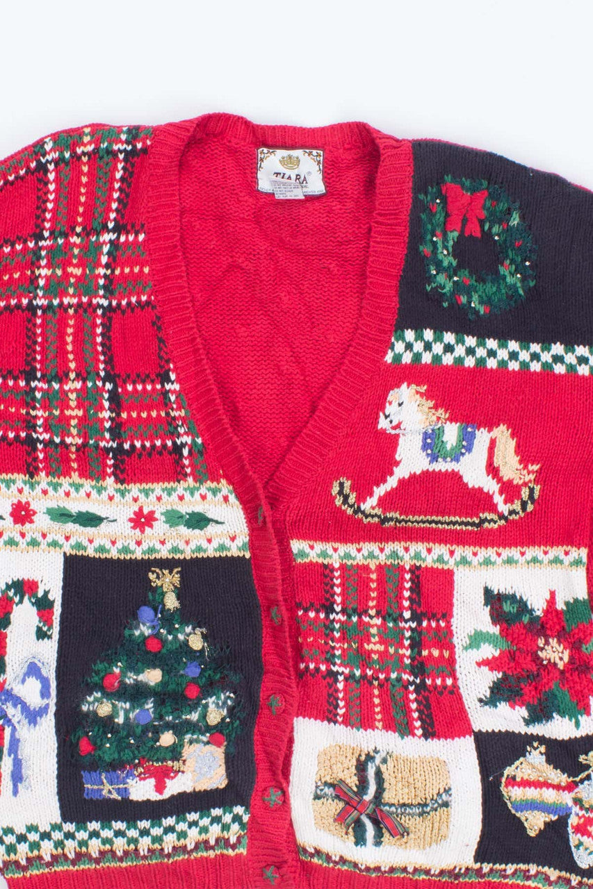 Red Ugly Christmas Cardigan 53492