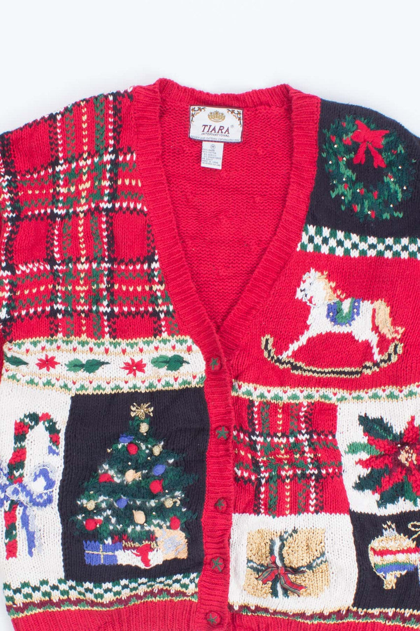 Red Ugly Christmas Cardigan 53499