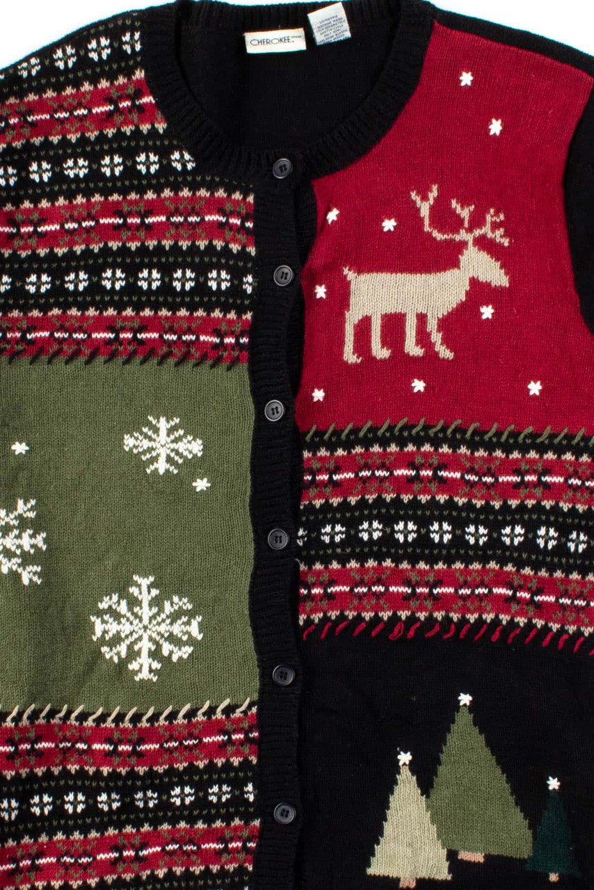 Black Ugly Christmas Cardigan 53559