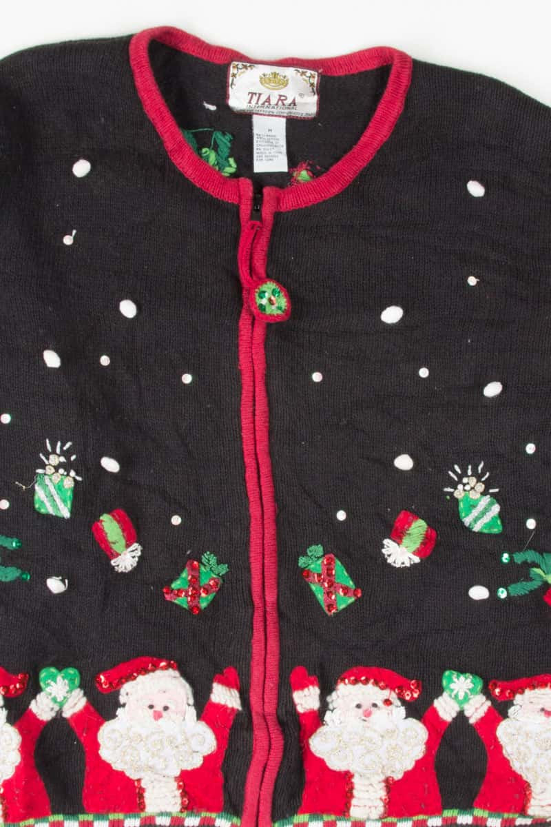 Black Ugly Christmas Cardigan 53612