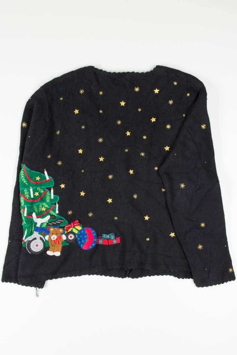 Black Ugly Christmas Cardigan 53614