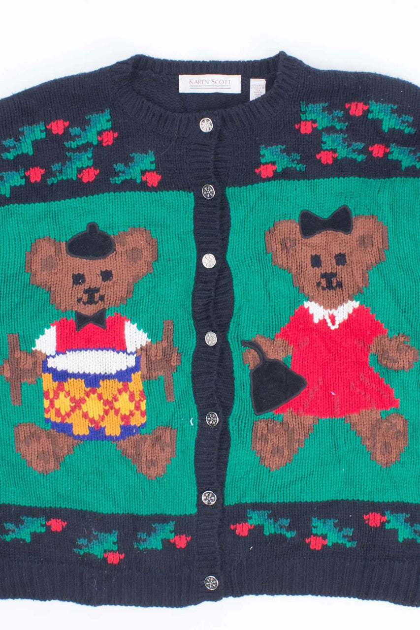 Black Ugly Christmas Cardigan 53647