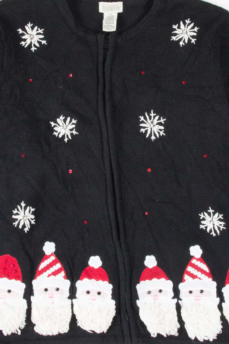 Black Ugly Christmas Cardigan 53708