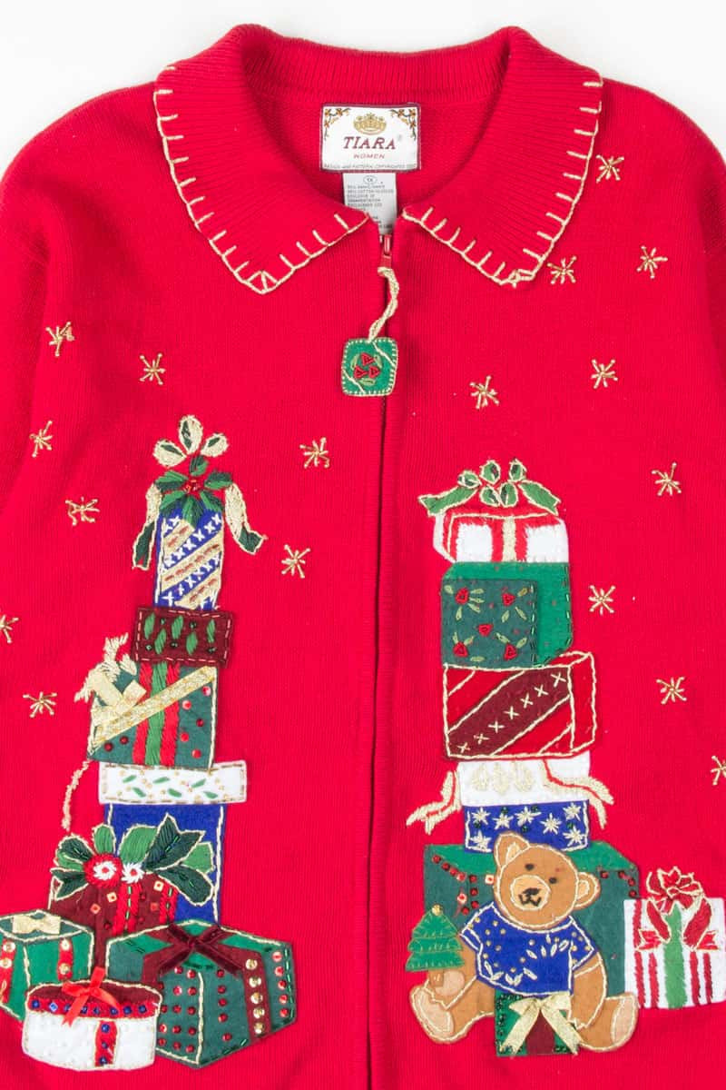 Red Ugly Christmas Cardigan 53830