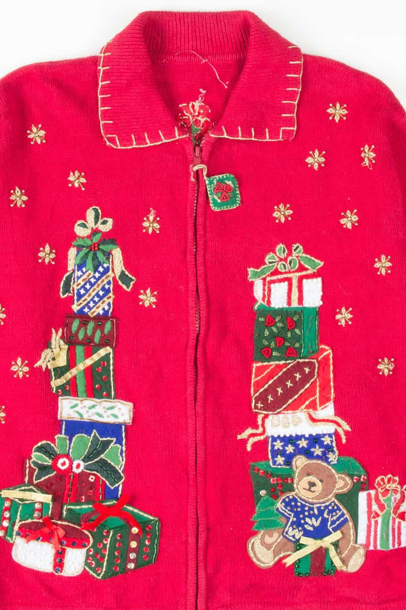 Red Ugly Christmas Cardigan 53886