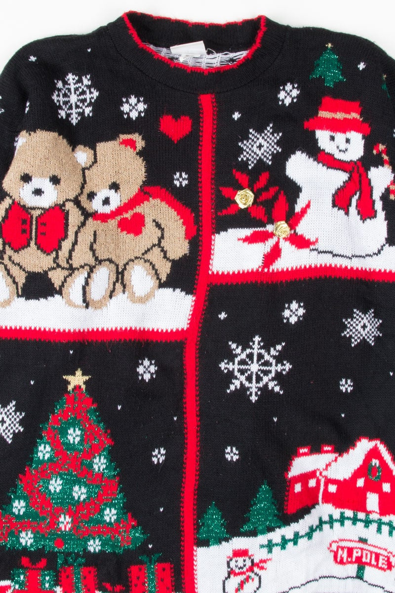 Black Ugly Christmas Pullover 53964