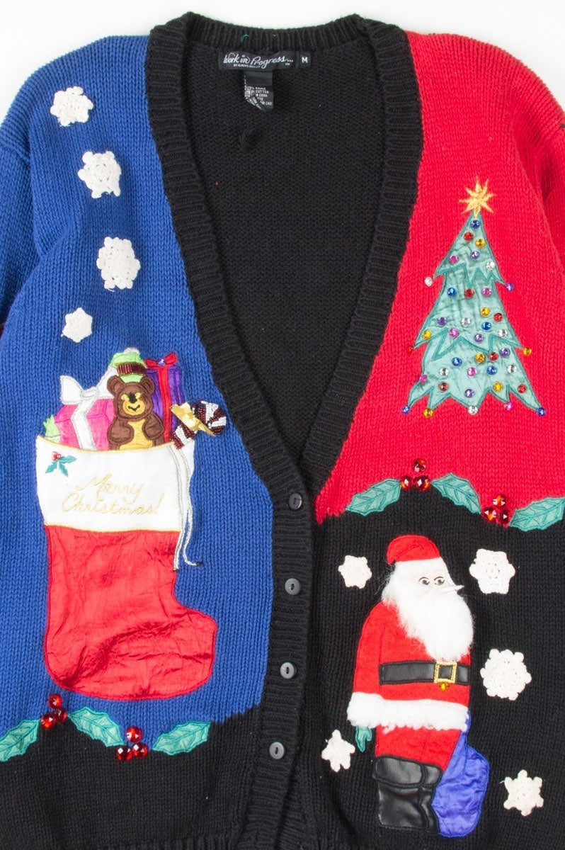 Multicolor Ugly Christmas Cardigan 53967