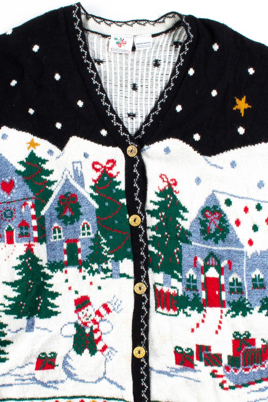 Blue Ugly Christmas Cardigan 54039