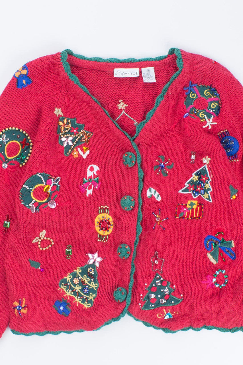 Red Ugly Christmas Cardigan 54050