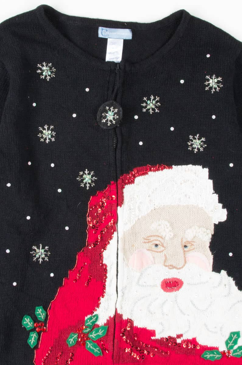 Black Ugly Christmas Cardigan 54091
