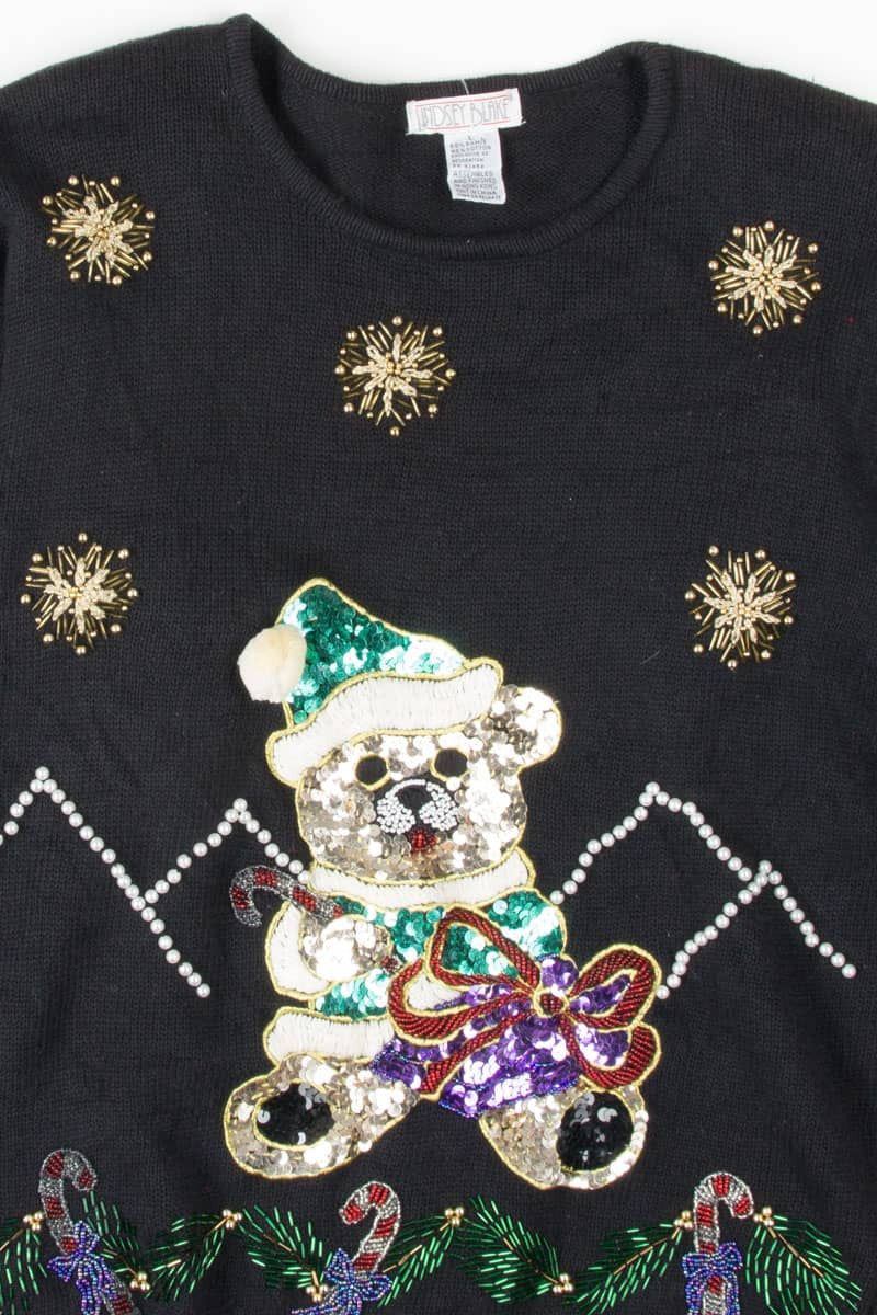 Black Ugly Christmas Pullover 54104