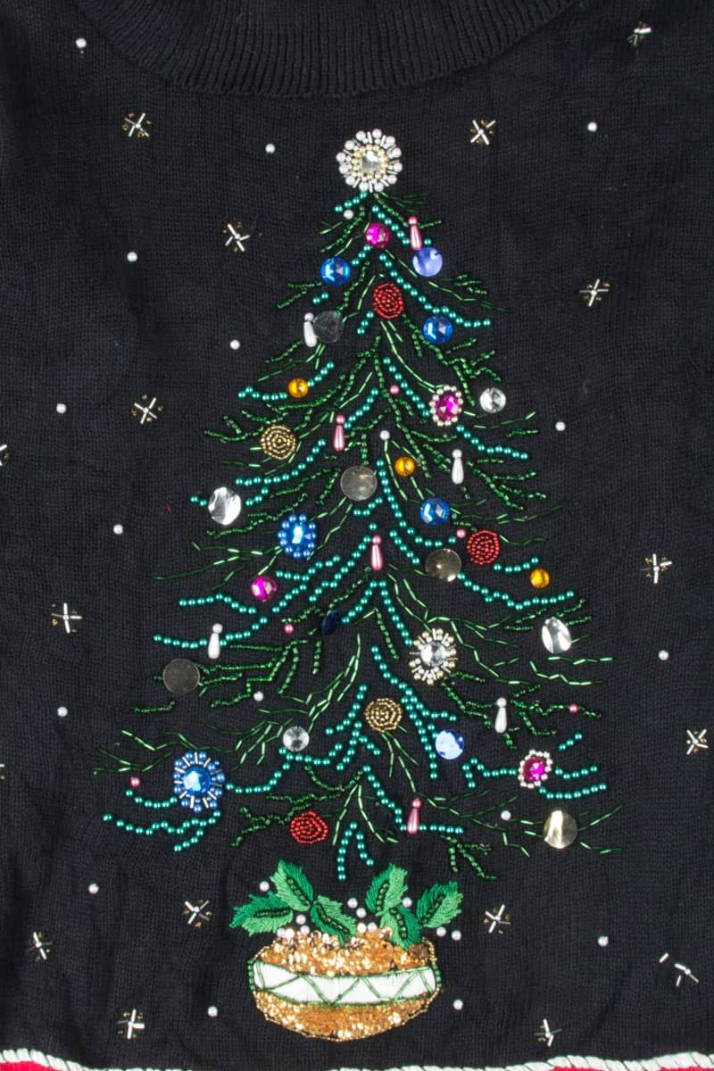 Black Ugly Christmas Pullover 54105
