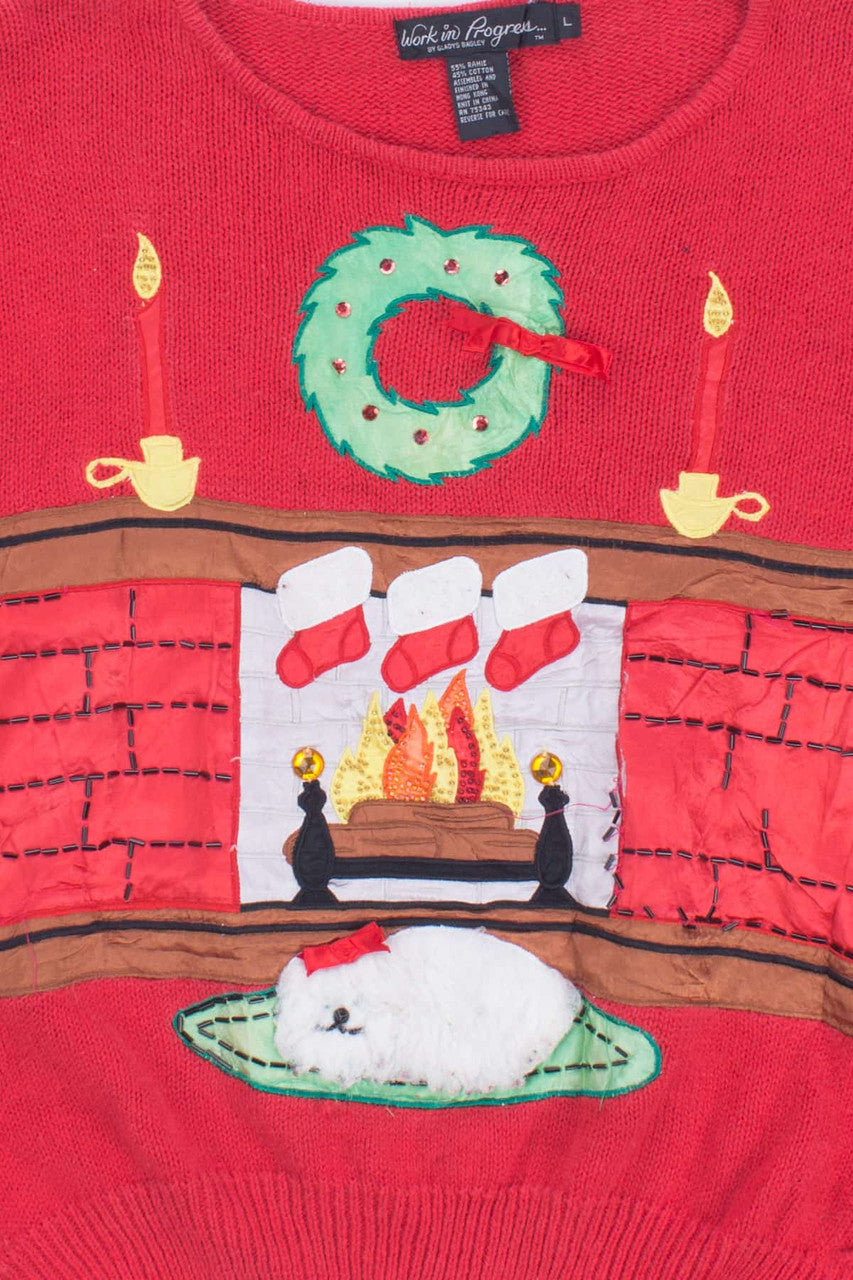 Red Ugly Christmas Pullover 54118