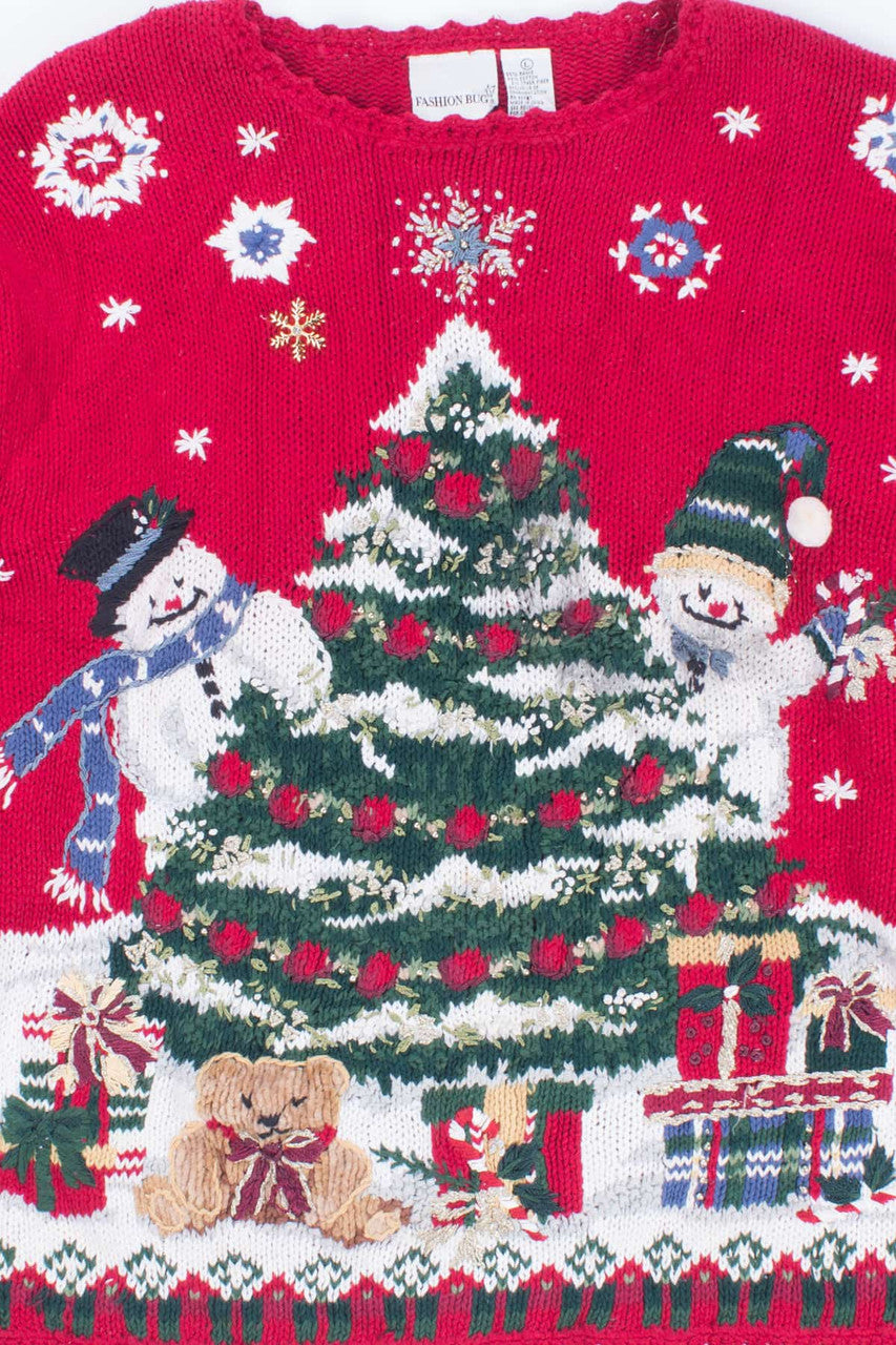 Red Ugly Christmas Pullover 54120