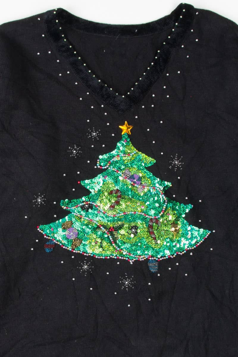 Black Ugly Christmas Pullover 54152