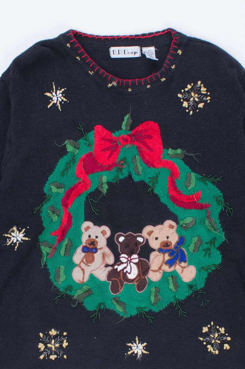 Black Ugly Christmas Pullover 54196