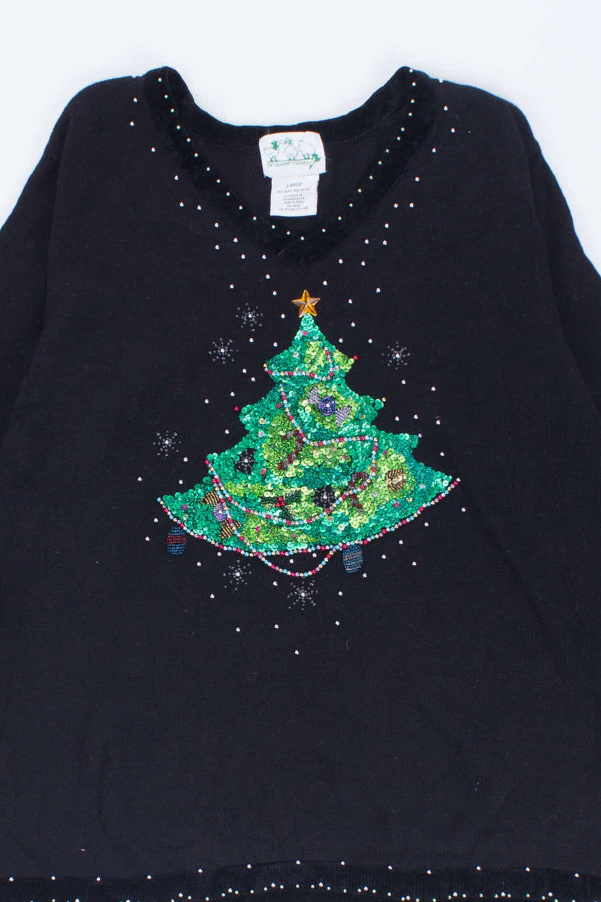 Black Ugly Christmas Pullover 54202