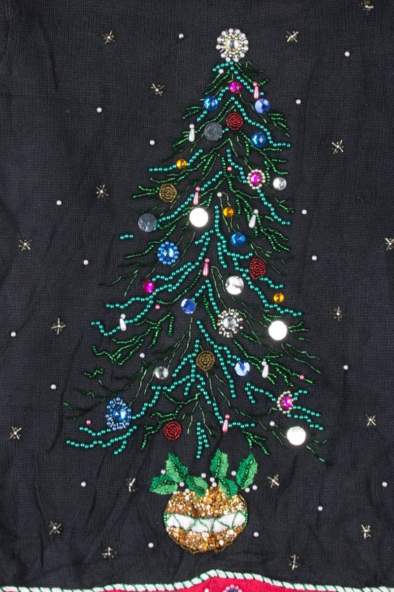 Black Ugly Christmas Pullover 54268