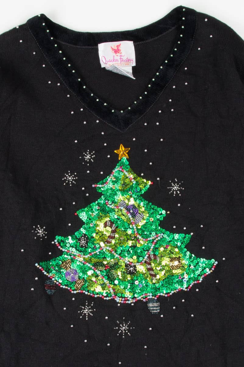 Black Ugly Christmas Pullover 54275
