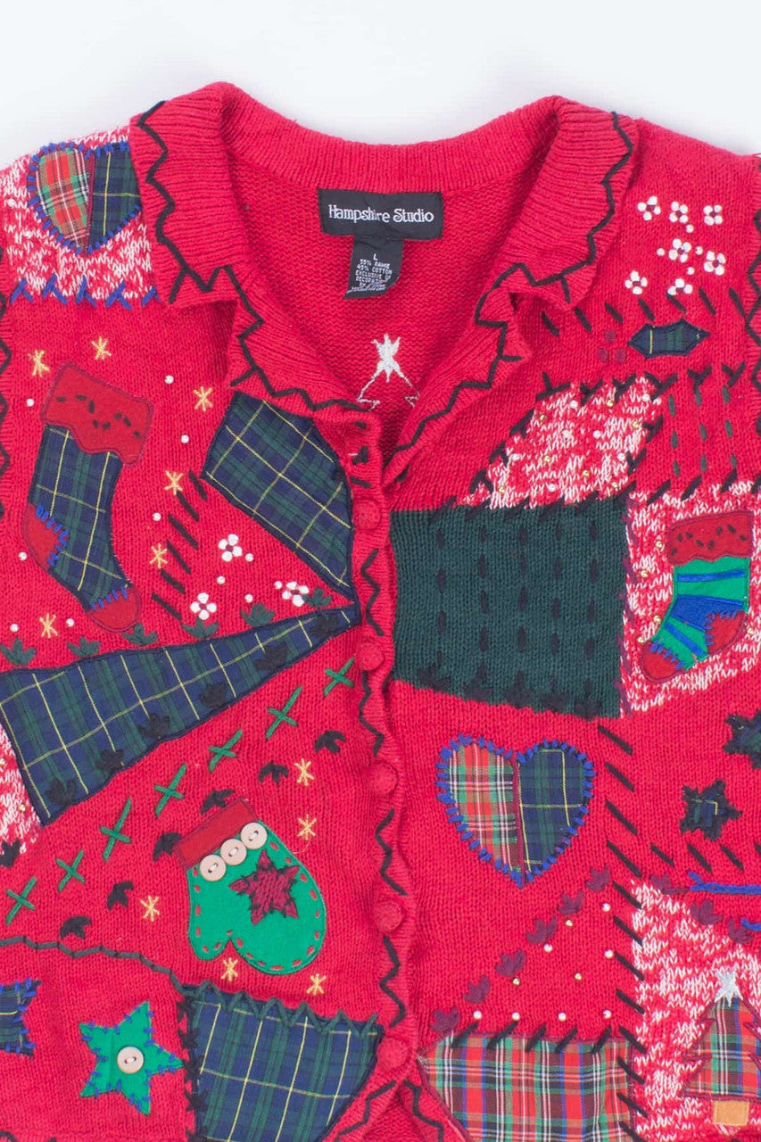 Red Ugly Christmas Vest 54328