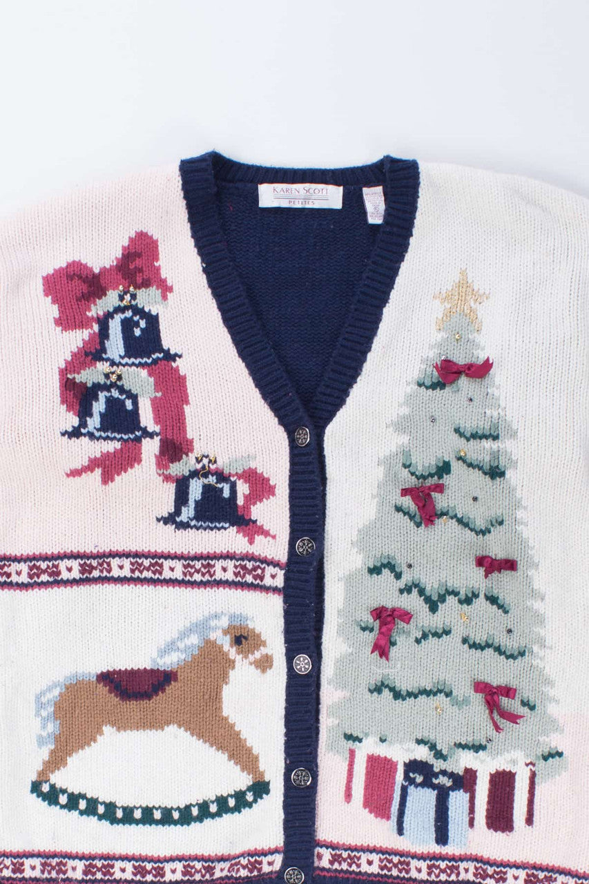 Multicolor Ugly Christmas Cardigan 54334