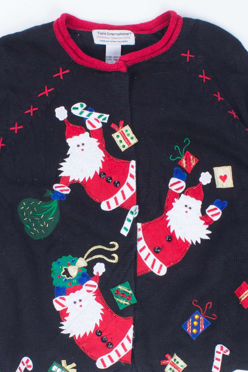 Black Ugly Christmas Cardigan 54383