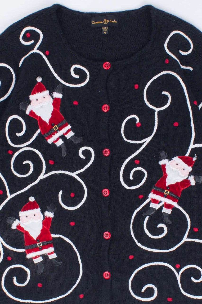 Black Ugly Christmas Cardigan 54495