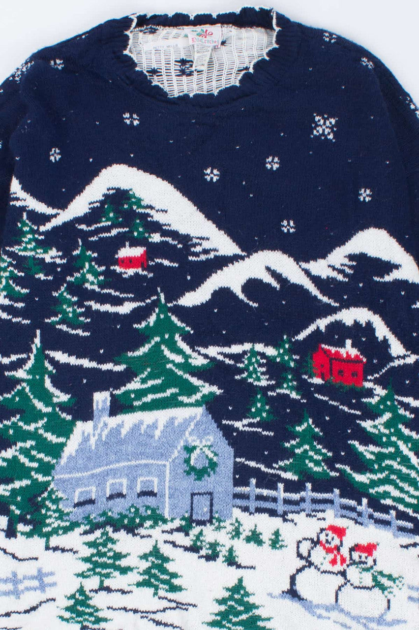 Blue Ugly Christmas Pullover 54546