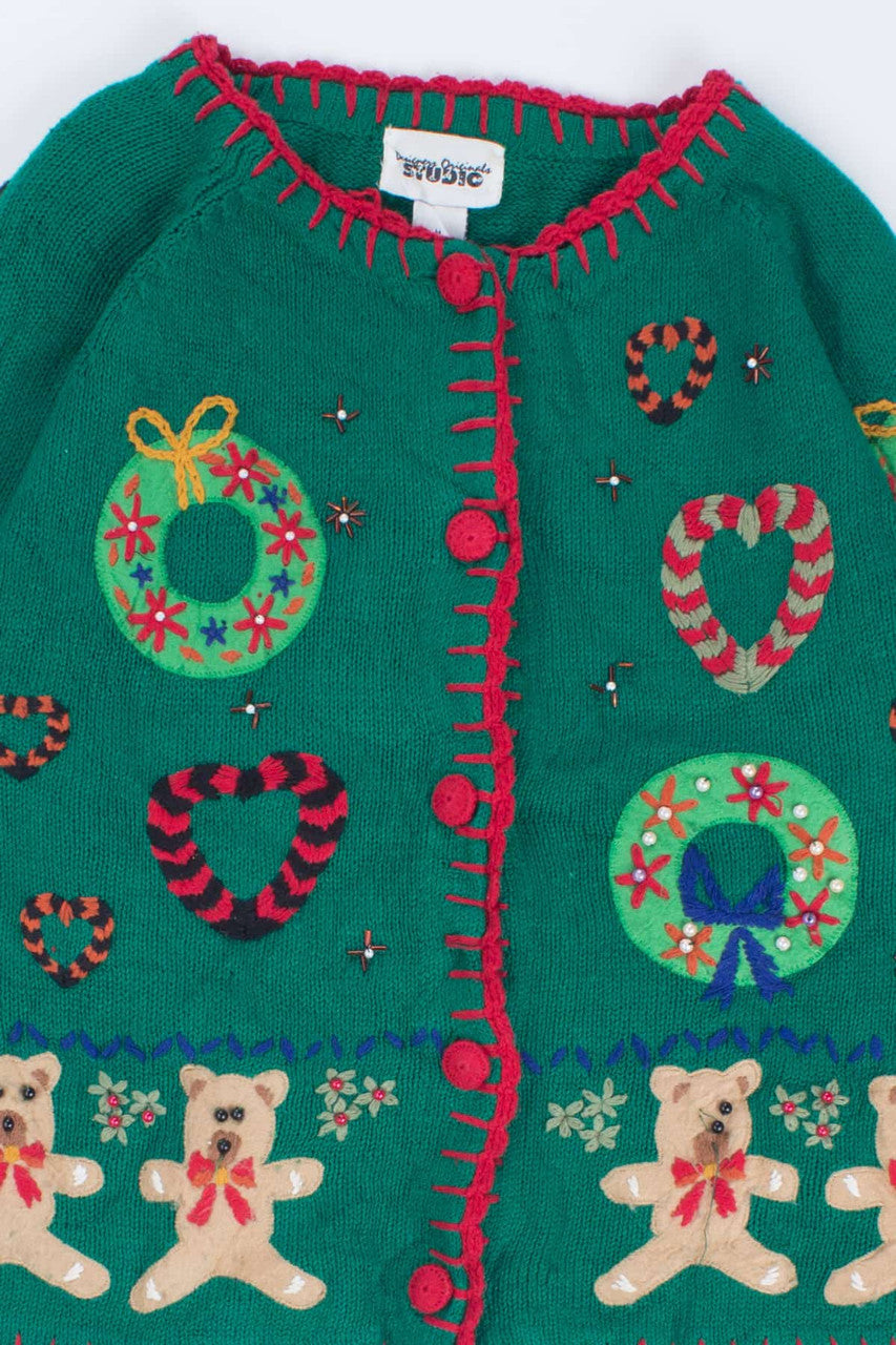 Green Ugly Christmas Cardigan 54550