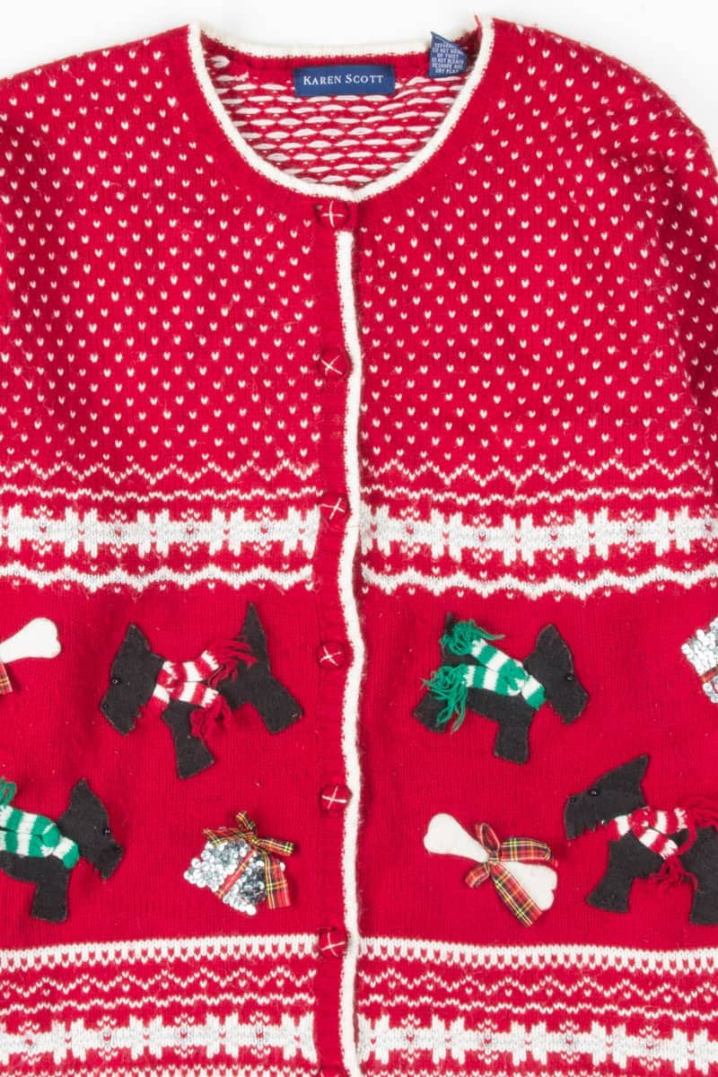 Red Ugly Christmas Cardigan 54623