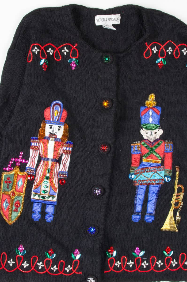 Black Ugly Christmas Cardigan 54626