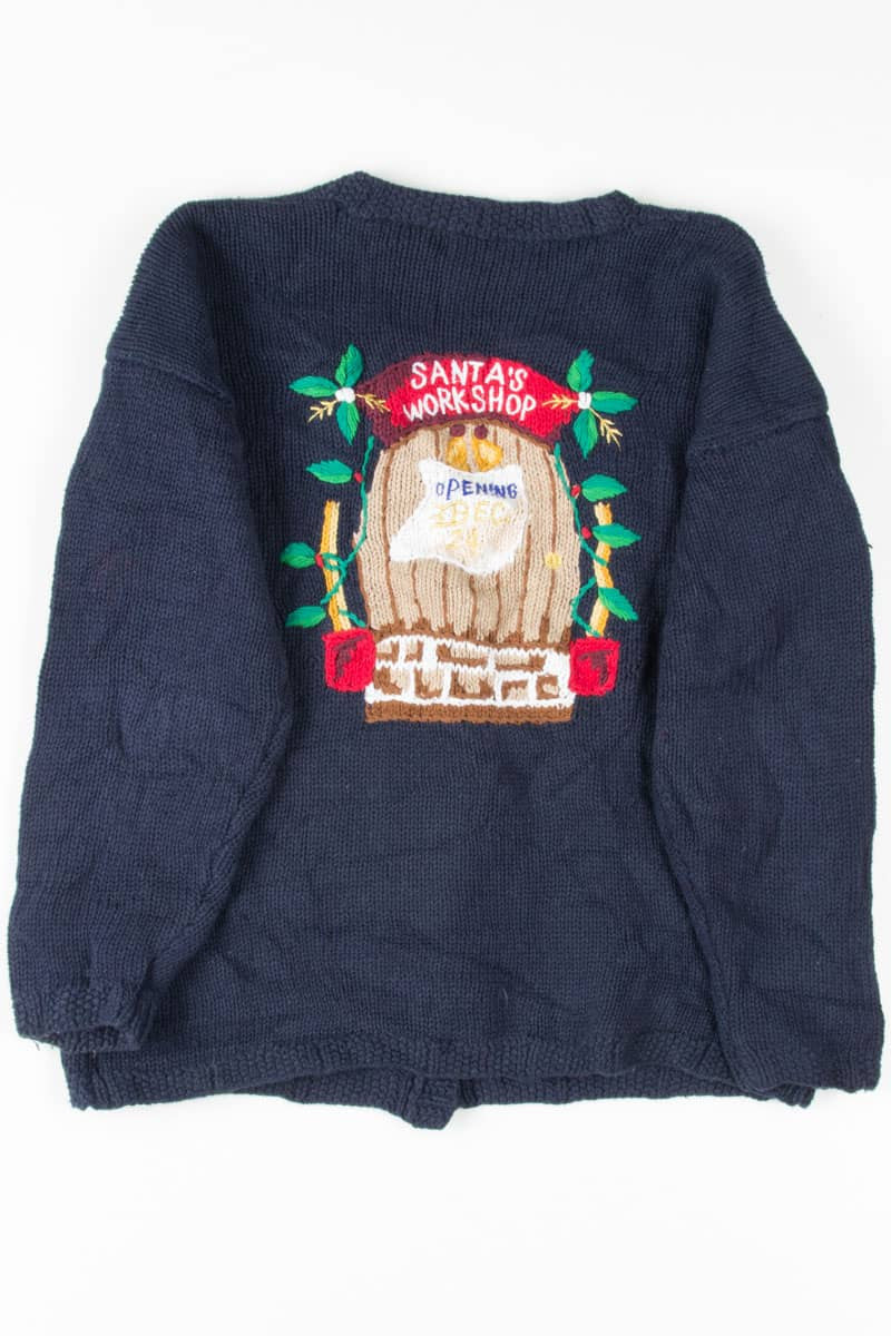 Blue Ugly Christmas Cardigan 54633
