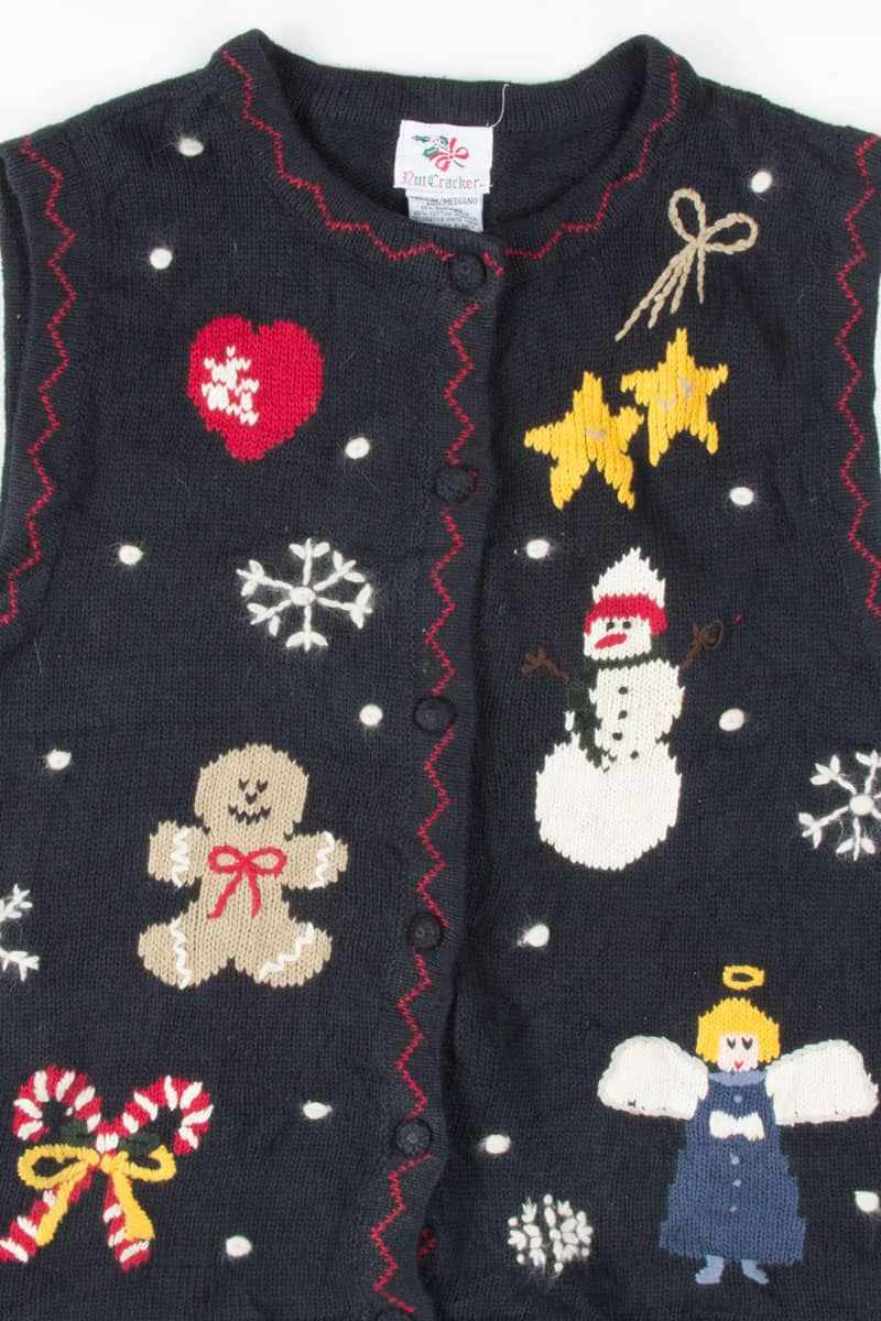 Black Ugly Christmas Vest 54668