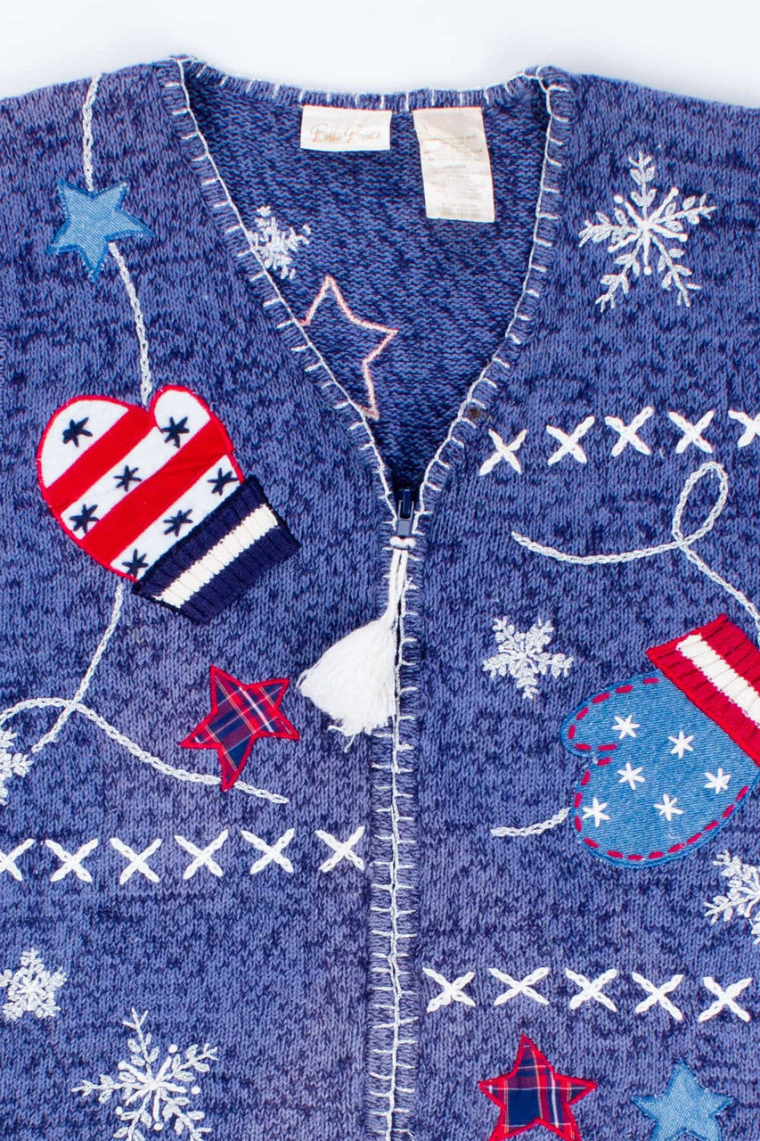 Blue Ugly Christmas Vest 54714
