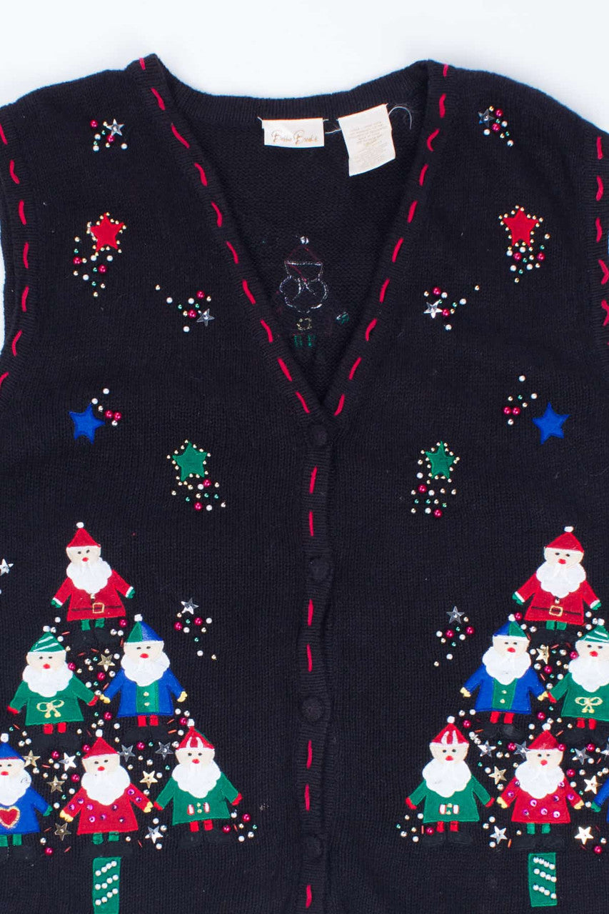 Black Ugly Christmas Vest 54729