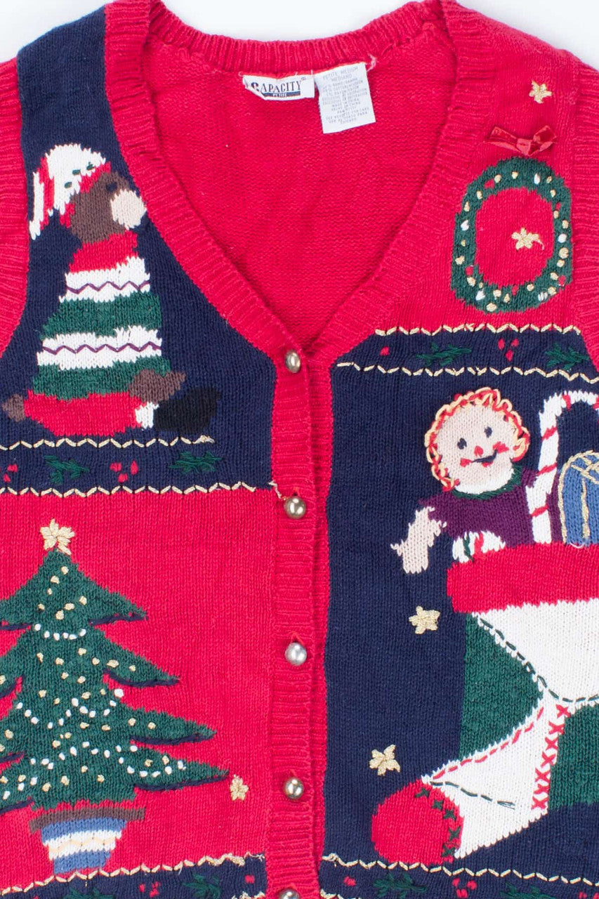 Red Ugly Christmas Vest 54765