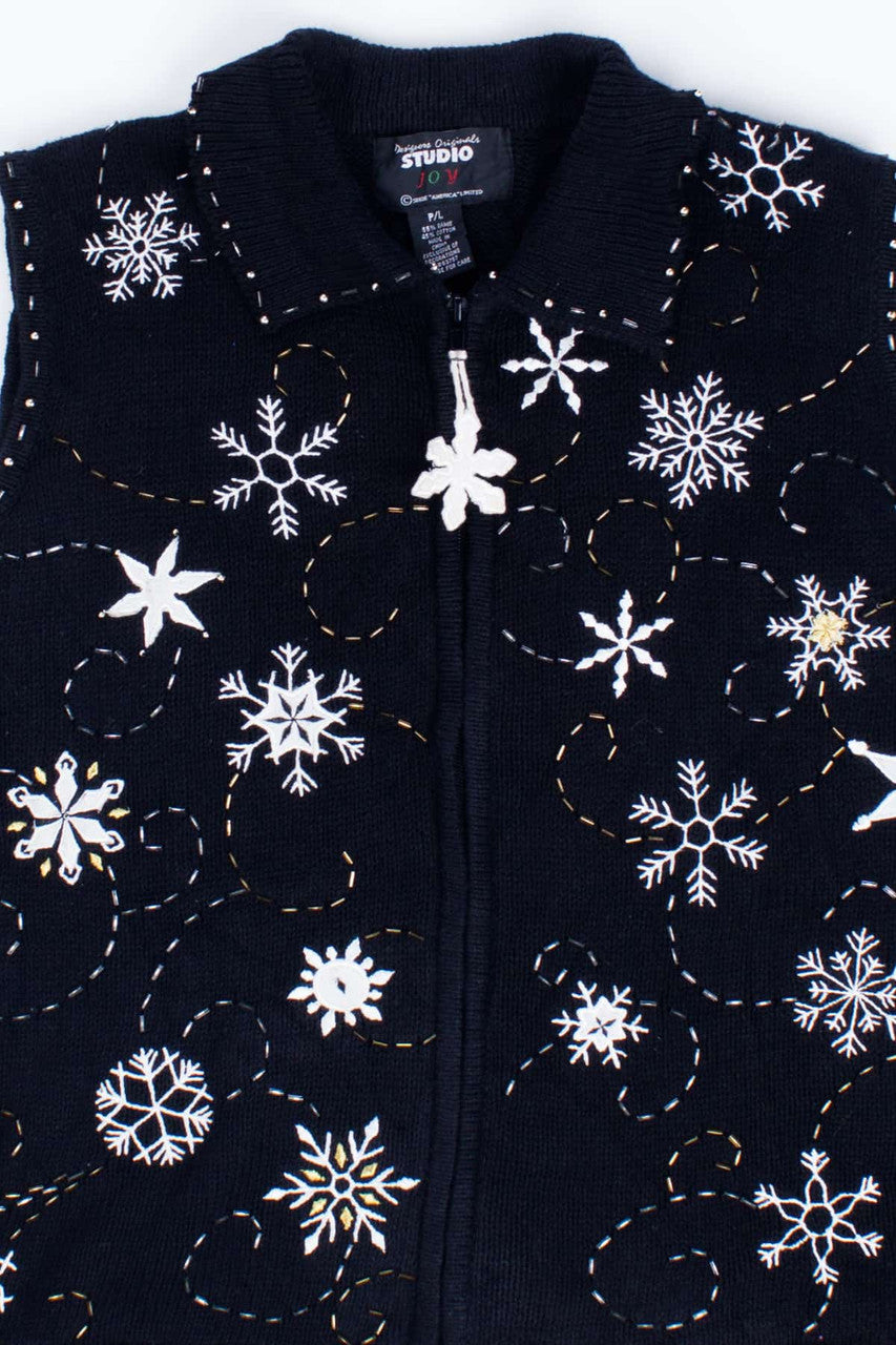 Black Ugly Christmas Vest 54830