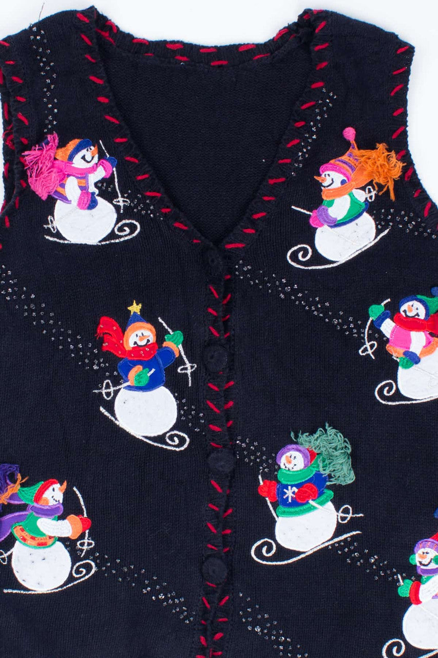 Black Ugly Christmas Vest 54854