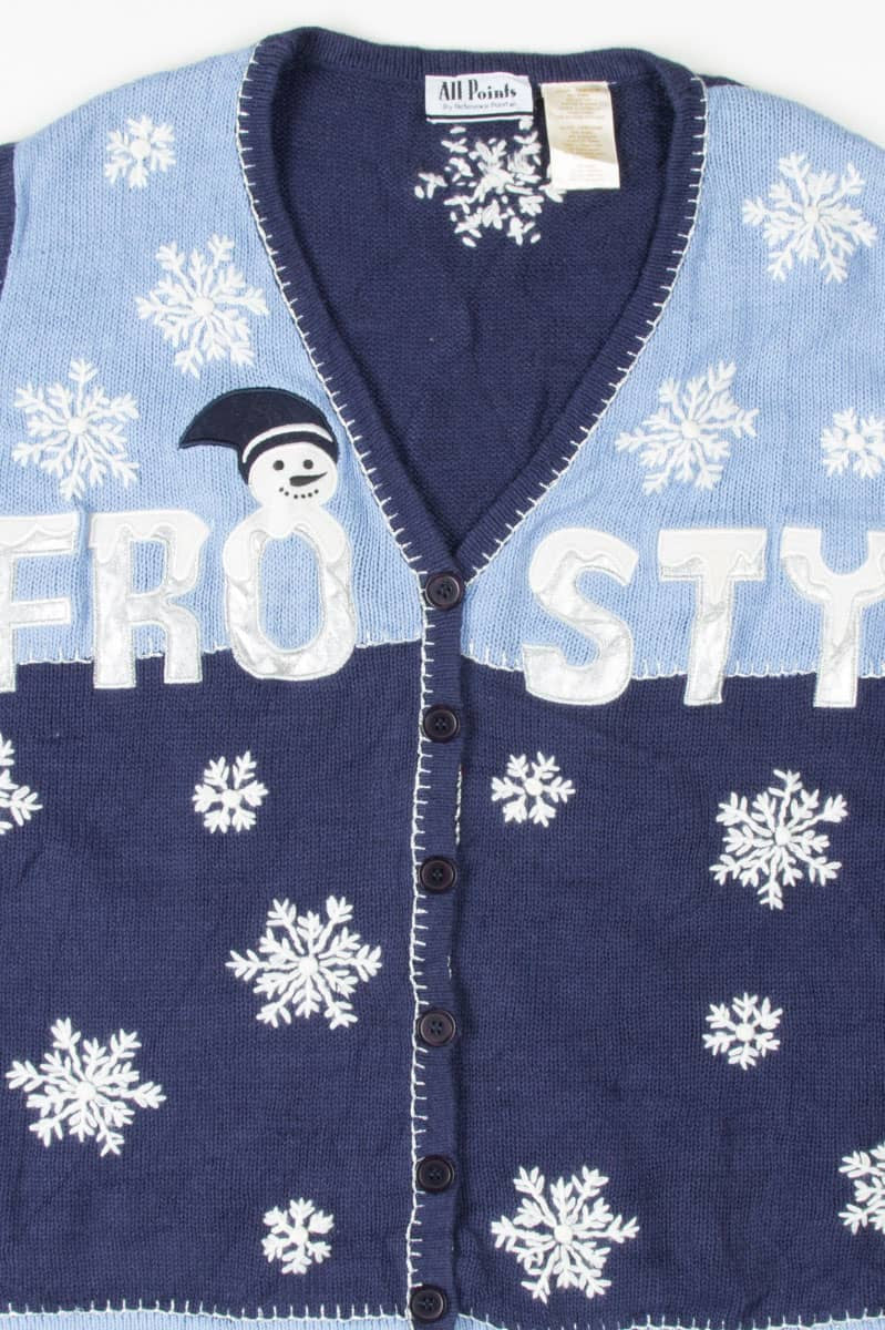 Blue Ugly Christmas Vest 54908
