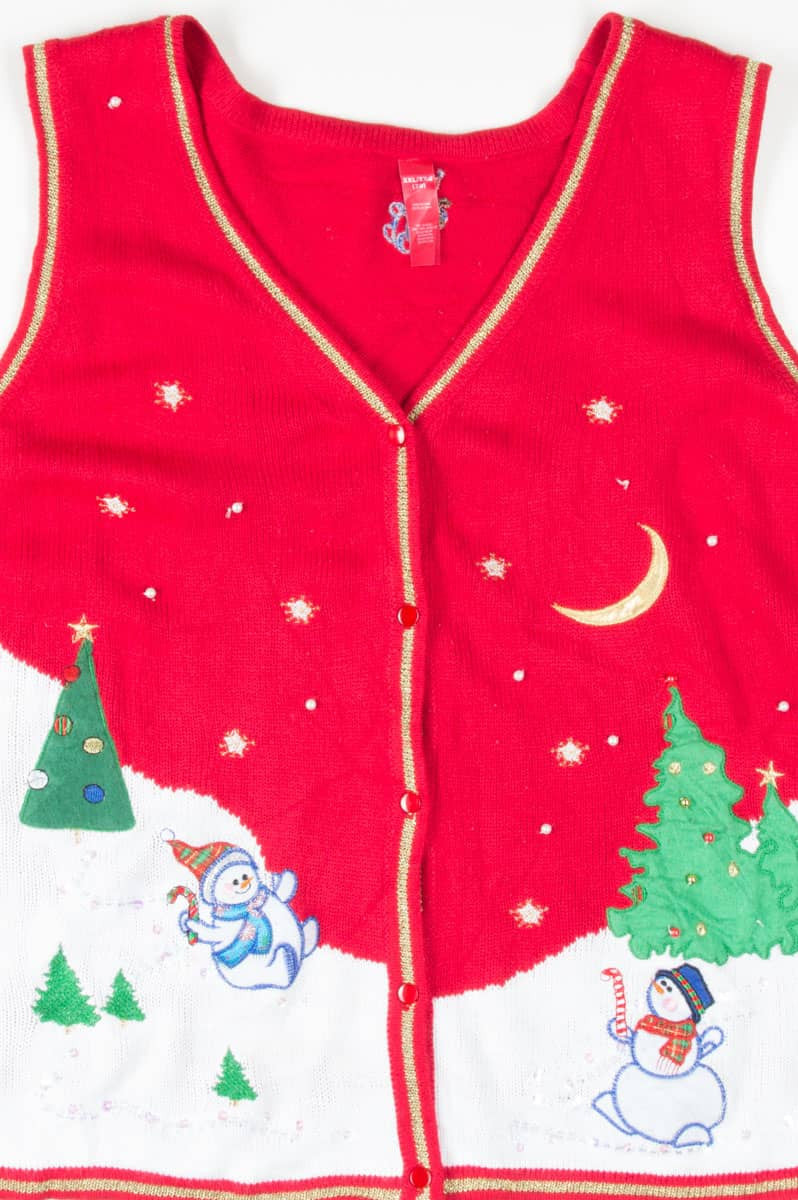 Red Ugly Christmas Vest 54927