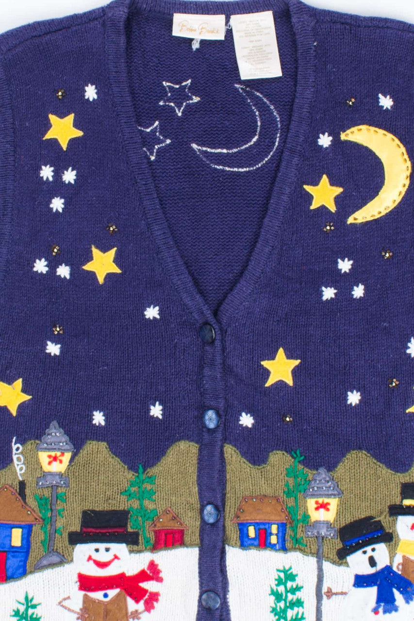 Blue Ugly Christmas Vest 55033