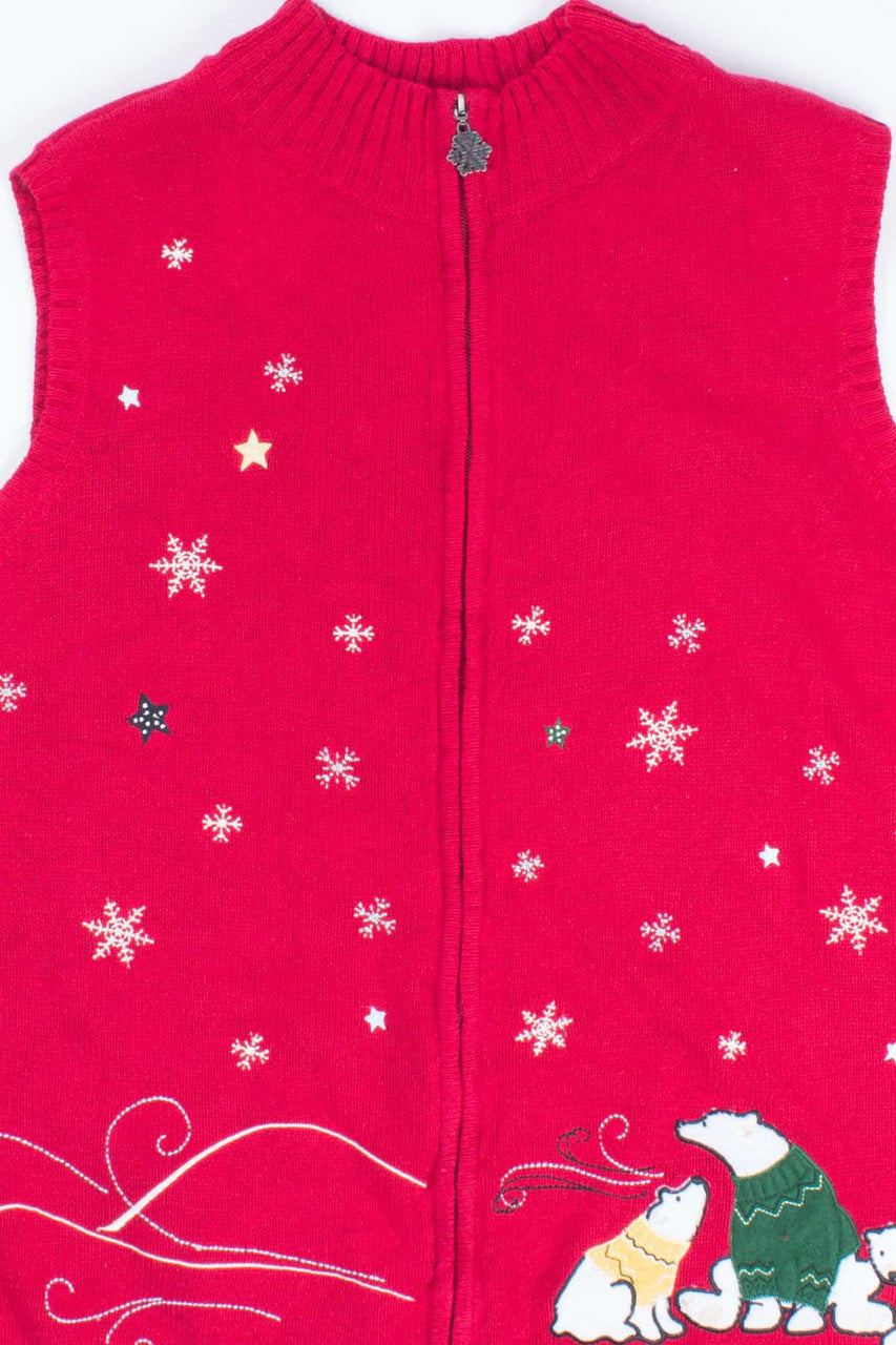 Red Ugly Christmas Vest 55040