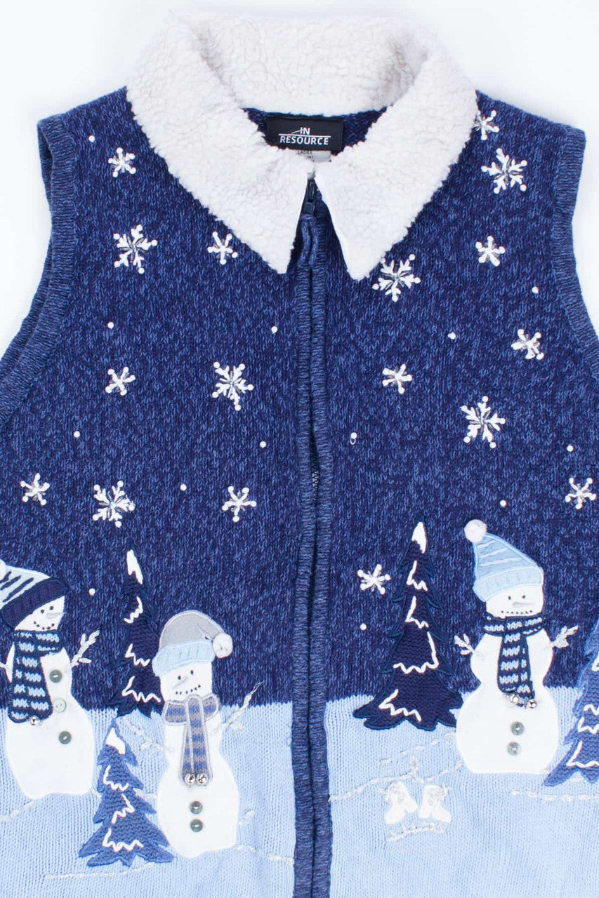 Blue Ugly Christmas Vest 55054