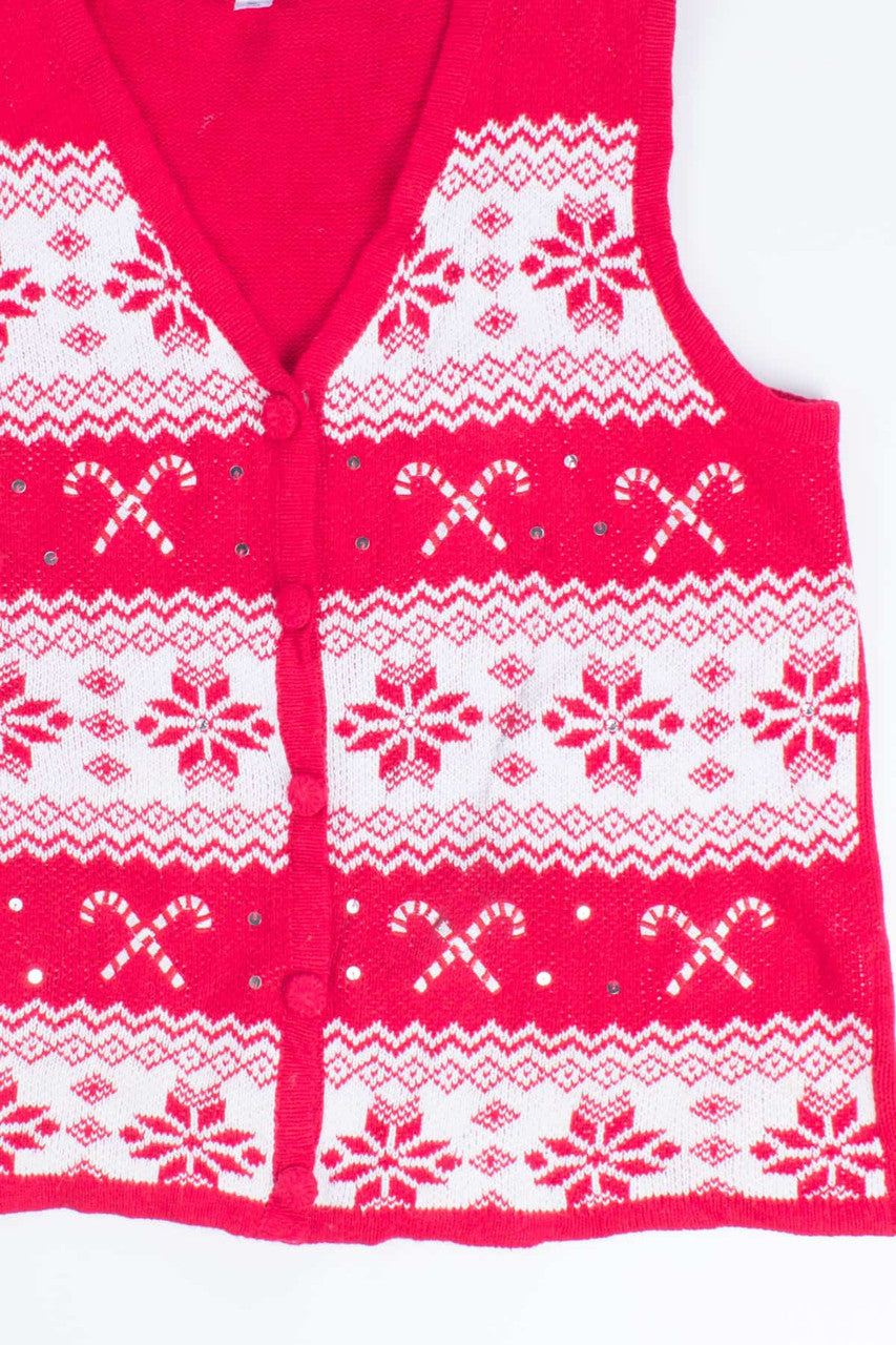Red Ugly Christmas Vest 55078