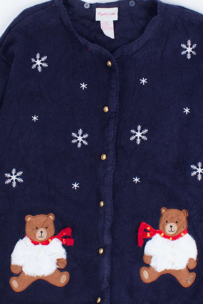 Blue Ugly Christmas Cardigan 55174