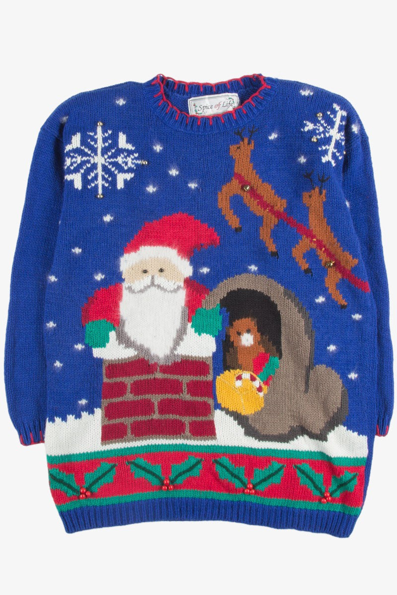 Blue Ugly Christmas Pullover 50903