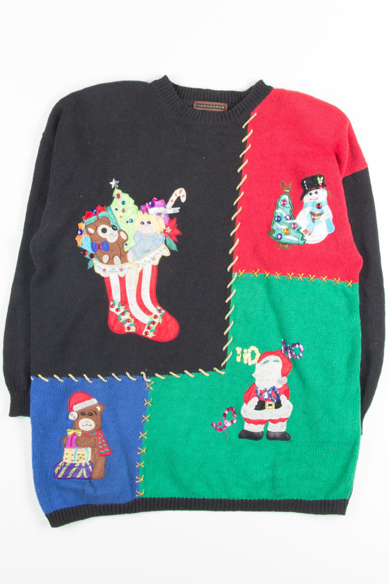 Black Ugly Christmas Pullover 50914