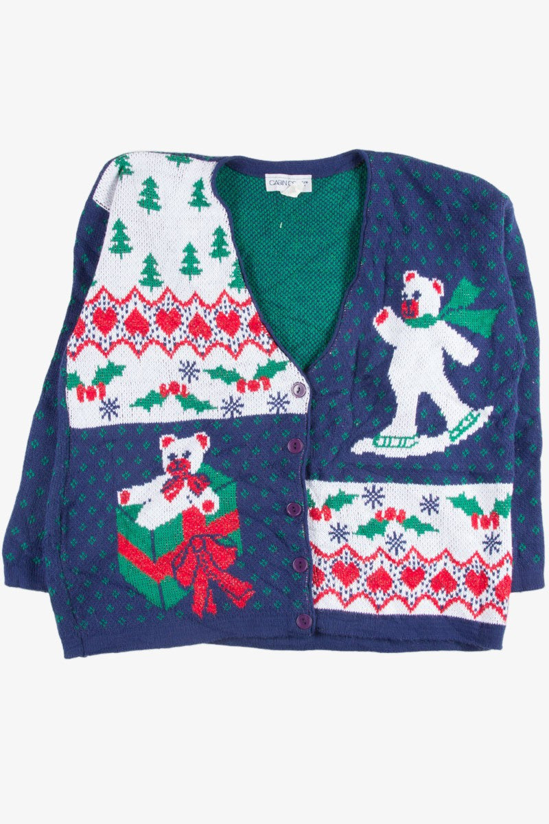 Blue Ugly Christmas Cardigan 51169
