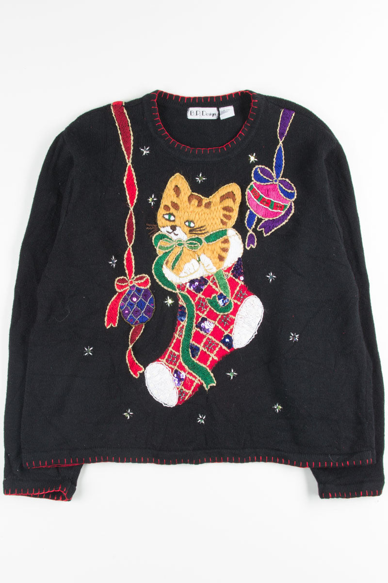 Black Ugly Christmas Pullover 51202
