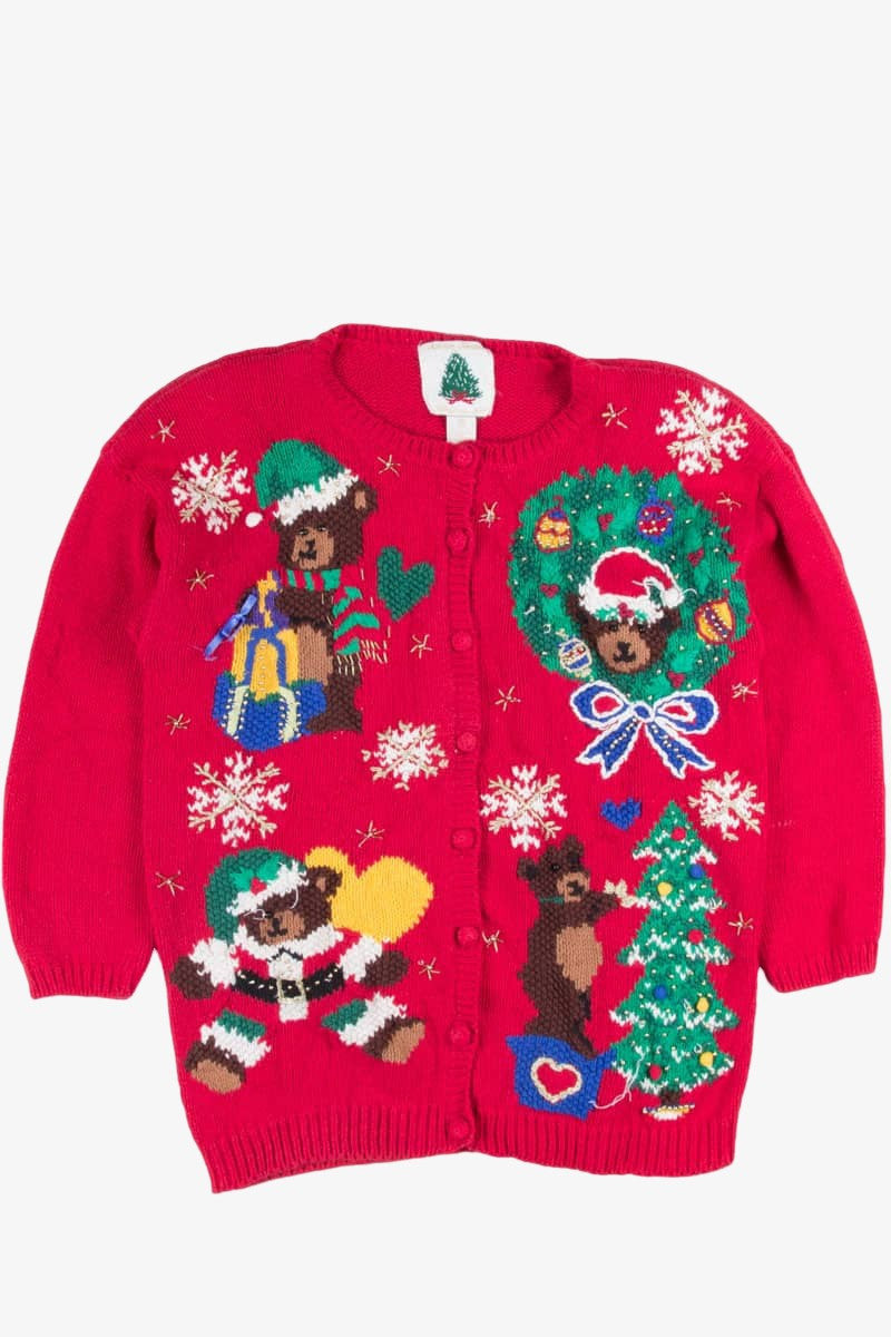Red Ugly Christmas Cardigan 51428